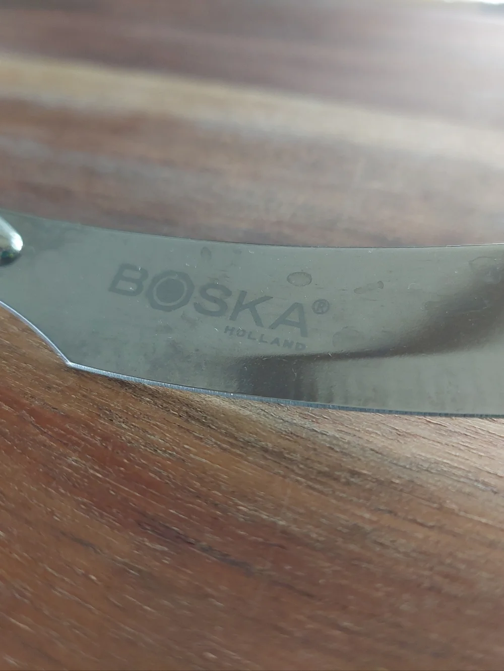 Boska HOLLAND Wood Handle Cheese Knife Beemster Rocker